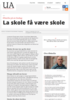 La skole få være skole