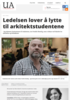 Ledelsen lover å lytte til arkitektstudentene