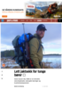 Lett jaktsekk for tunge bører â...