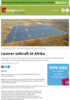 Leverer solkraft til Afrika