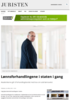 Lønnsforhandlingene i staten i gang