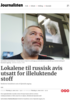 Lokalene til russisk avis utsatt for illeluktende stoff