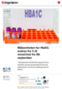 Måleenheten for HbA1c endres fra % til mmol/mol fra 30. september