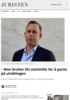 - Man bruker litt statistikk for å pynte på utviklingen