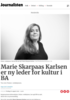 Marie Skarpaas Karlsen er ny leder for kultur i BA