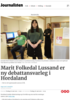 Marit Folkedal Lussand er ny debattansvarleg i Hordaland