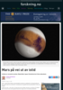 Mars på vei ut av istid