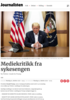 Mediekritikk fra sykesengen