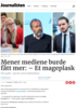 Mener mediene burde fått mer: - Et mageplask