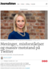 Meninger, misforståelser og massiv motstand på Twitter