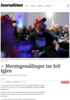 - Meningsmålinger tar feil igjen