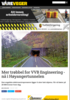 Mer trøbbel for VVB Engineering - nå i Høyangertunnelen