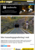 Mer tunneloppgradering i vest