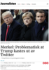 Merkel: Problematisk at Trump kastes ut av Twitter