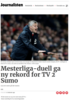 Mesterliga-duell ga ny rekord for TV 2 Sumo