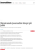 Mexicansk journalist drept på jobb