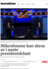 Mikrofonene kan skrus av i neste presidentdebatt