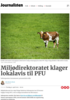 Miljødirektoratet klager lokalavis til PFU
