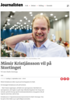 Mímir Kristjánsson vil på Stortinget