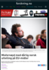 Misfornøyd med dårlig norsk uttelling på EU-midler