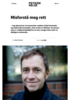 Misforstå meg rett