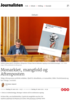 Monarkiet, mangfold og Aftenposten