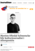 Morten Oftedal Schwencke blir kulturjournalist i Aftenposten