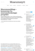 Museumsmeldinga - kommentar fra museumsforskningas perspektiv