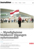 - Myndighetene blokkerer tilgangen nyhetsmedier