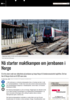Nå starter maktkampen om jernbanen i Norge