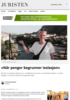 «Når penger begrunner isolasjon»