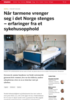Når tarmene vrenger seg i det Norge stenges - erfaringer fra et sykehusopphold