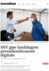 NFF gjør landslagets pressekonferanser digitale