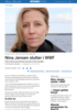 Nina Jensen slutter i WWF