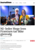 NJ-leder Hege Iren Frantzen tar ikke gjenvalg: - Overraskende vemodig