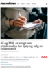 NJ og MBL er enige om avtalemalen for kjøp og salg av frilansstoff