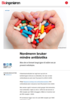 Nordmenn bruker mindre antibiotika
