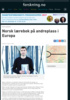 Norsk lærebok på andreplass i Europa