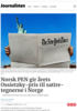 Norsk PEN gir årets Ossietzky-pris til satire-tegnerne i Norge