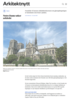 Notre Dame søker arkitekt