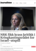 NRK fikk krass kritikk i Kringkastingsrådet for Israel-utspill