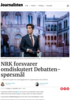 NRK forsvarer omdiskutert Debatten-spørsmål