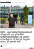 NRK-journalist Mohammed Alayoubi var på jobb i fødebyen Beirut, og skulle reise hjem til Norge dagen etter. Så smalt det