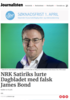 NRK Satiriks lurte Dagbladet med falsk James Bond