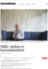 NRK-sjefen er koronasmittet