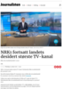 NRK1 fortsatt landets desidert største TV-kanal