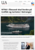 NTNU i Ålesund skal forske på trafikk og turisme i Geiranger