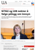 NTNU og UiB nekter å følge pålegg om innsyn