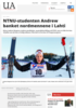 NTNU-studenten Andrew banket nordmennene i Lahti
