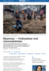 Ny FN-rapport: Grove rettighetsbrudd mot rohingya-minoriteten i Myanmar